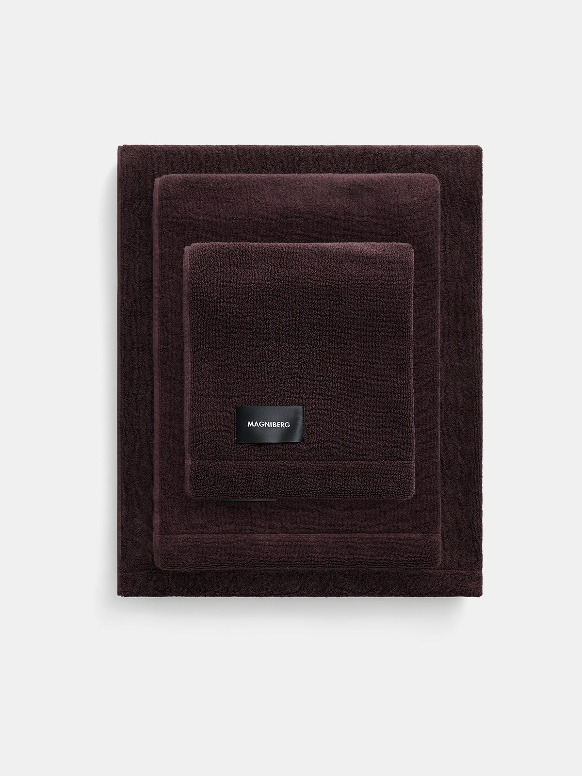 Gelato Towels, Cherry Brown