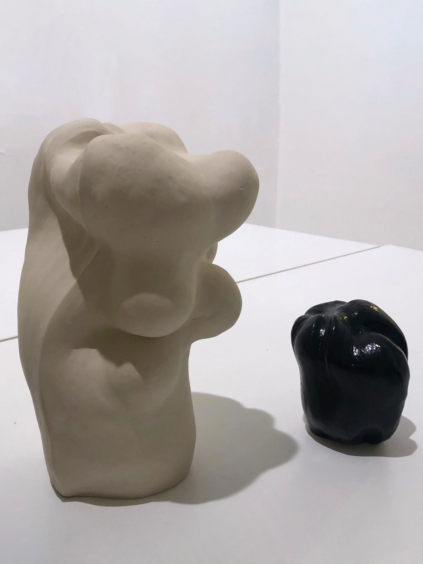 Sculpture, "No titel", White