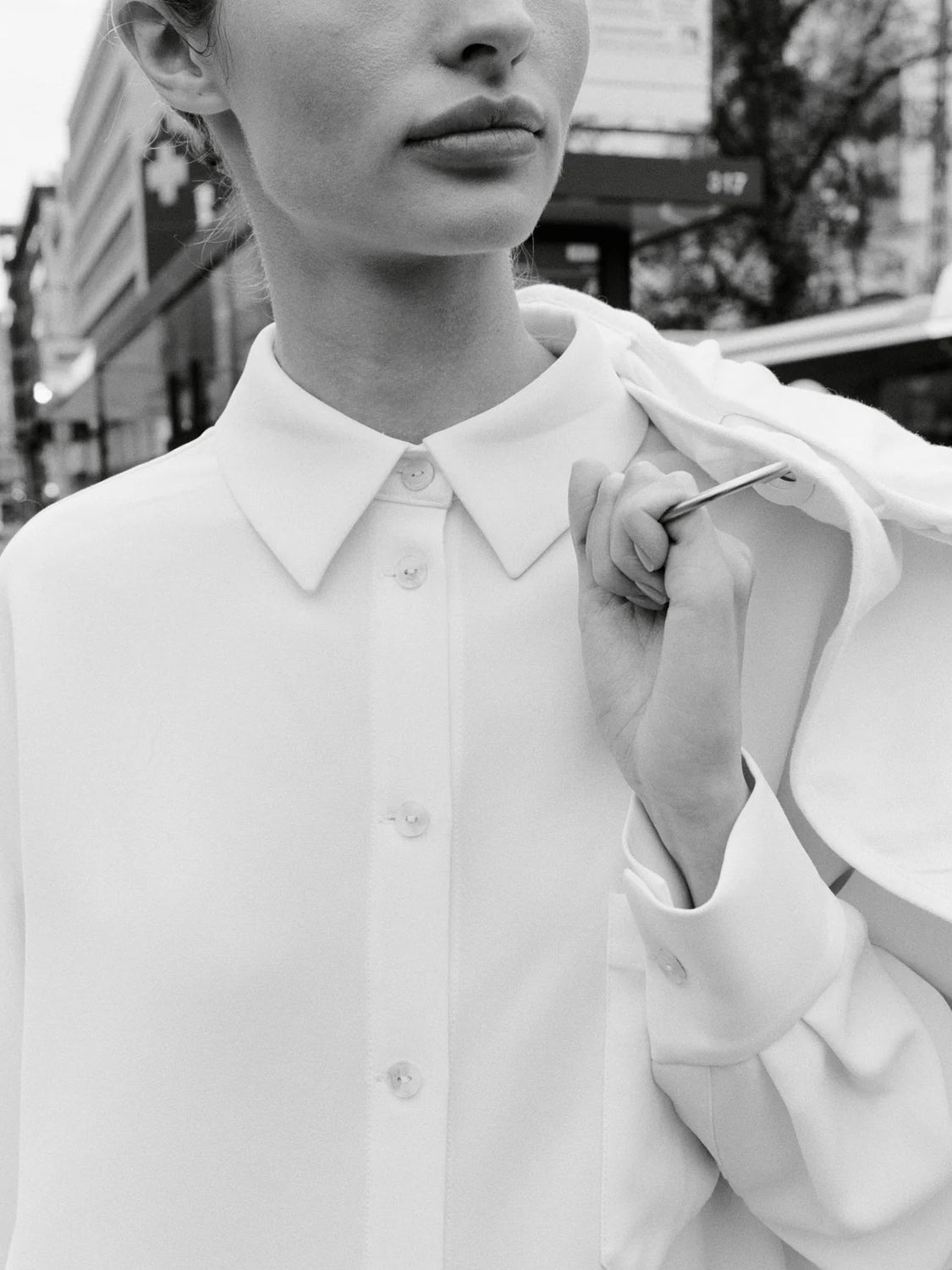 Finn Crepe Shirt - Cream