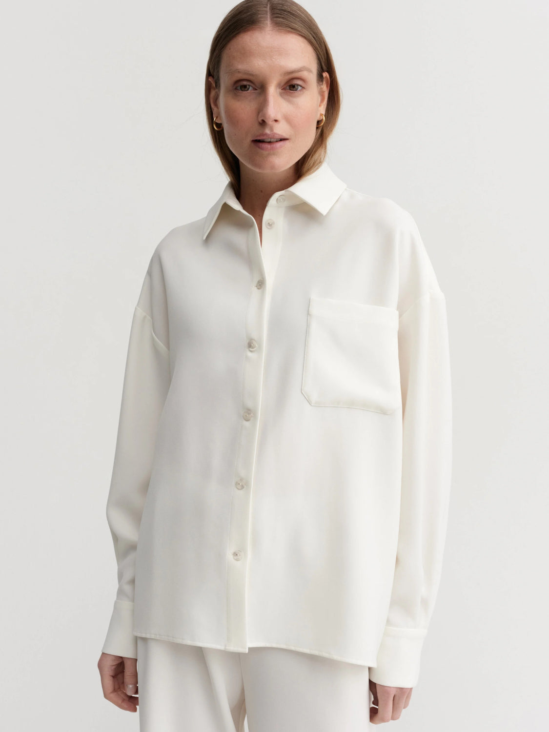 Finn Crepe Shirt - Cream