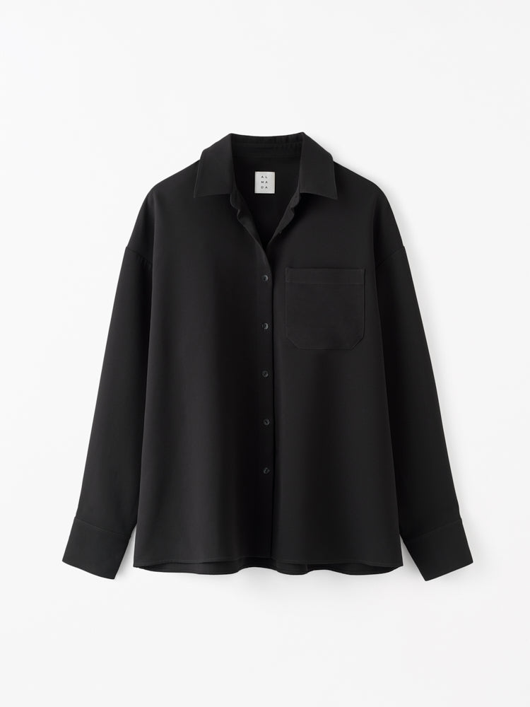 Finn Crepe Shirt - Black