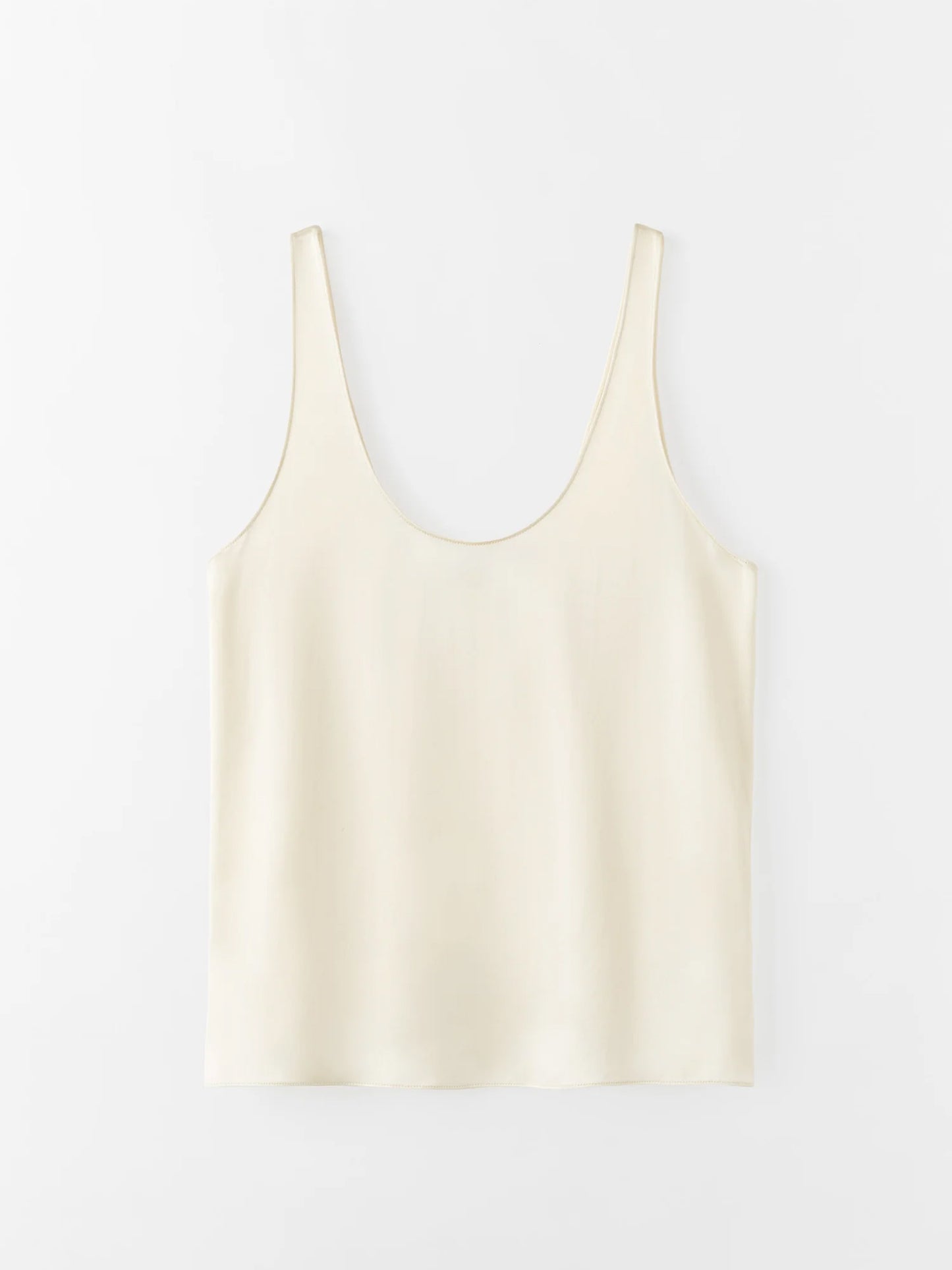 Romy Satin Top - Vanilla