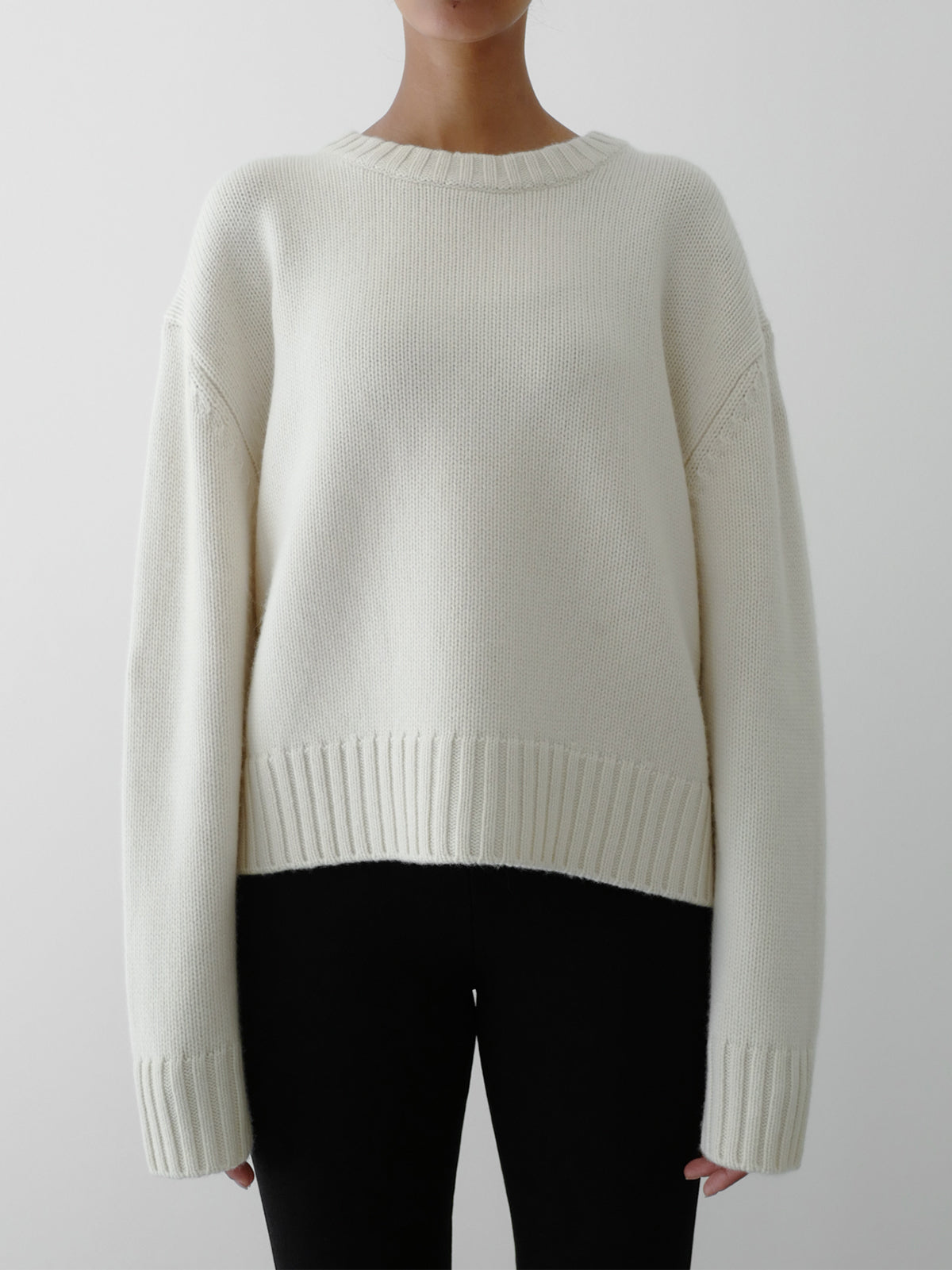 Cru Crewneck Sweater - Cream