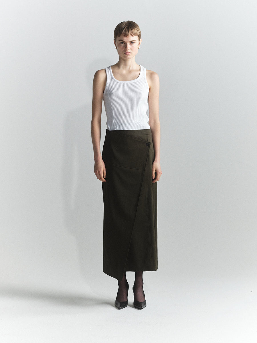 0007 Jersey Singlet With Side Panels