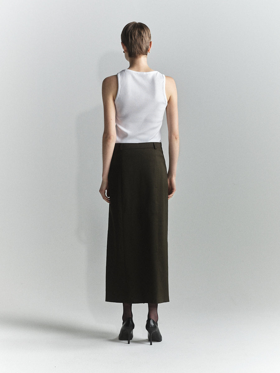 0007 Jersey Singlet With Side Panels