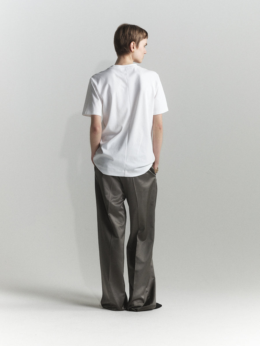 0021 Organic Cotton Oversized Tee l White