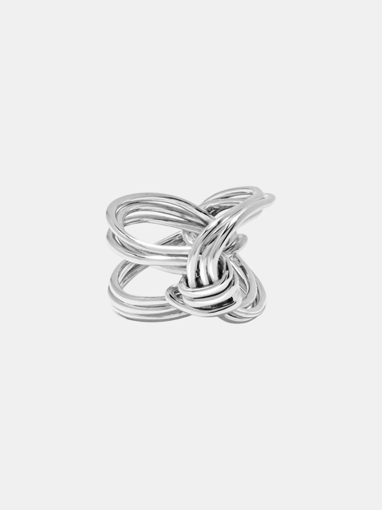 Three Lines Knot Ring