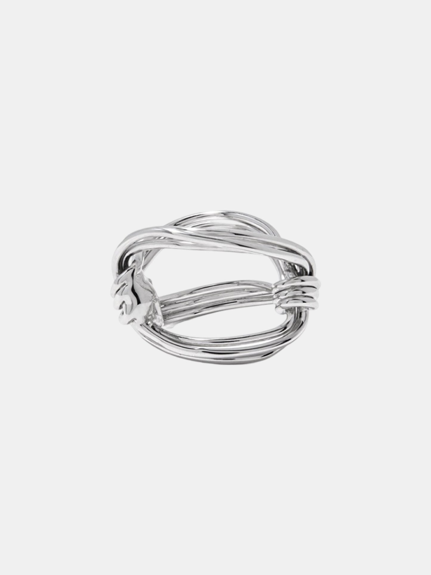 Three Lines Knot Ring