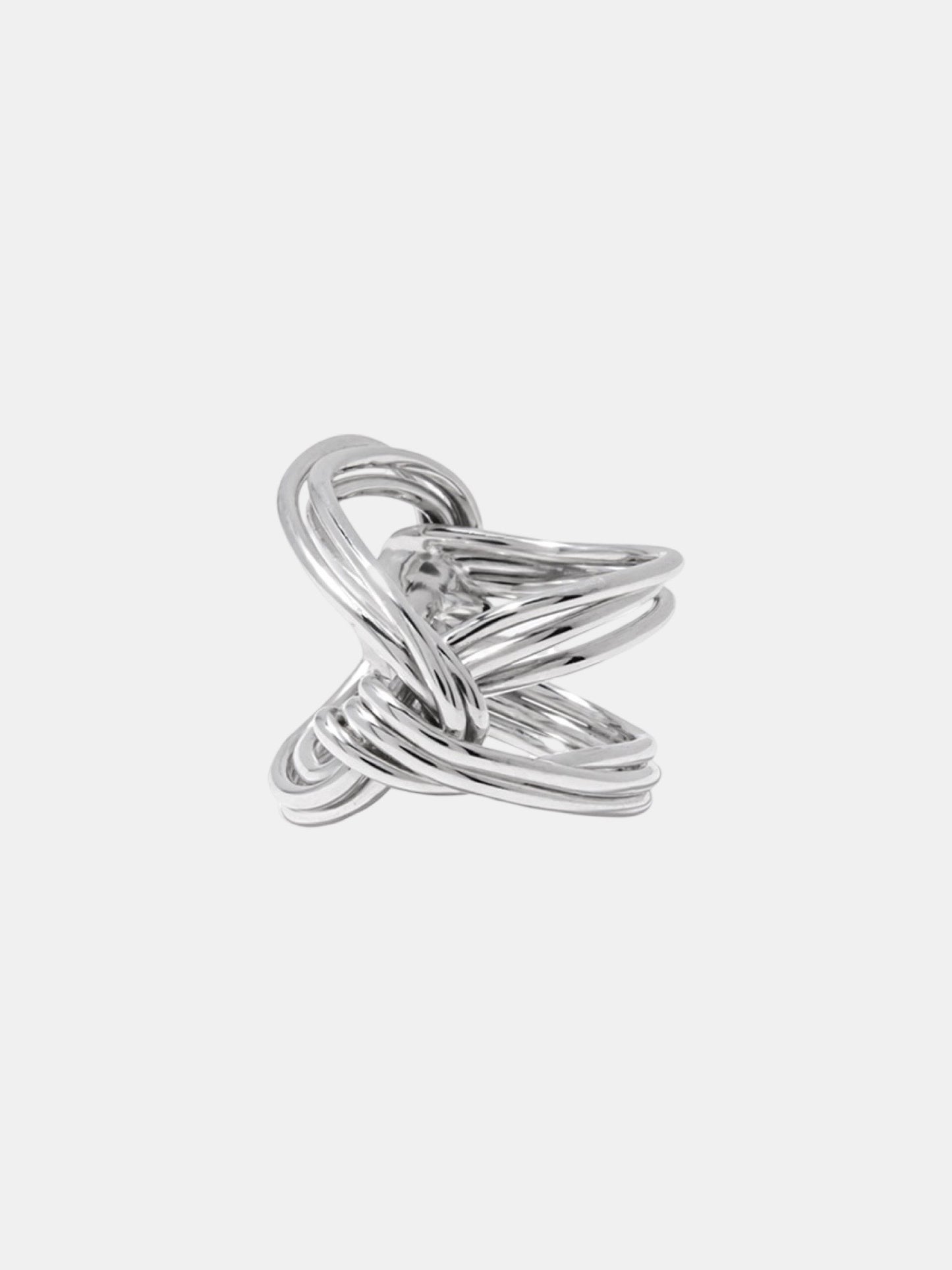 Three Lines Knot Ring
