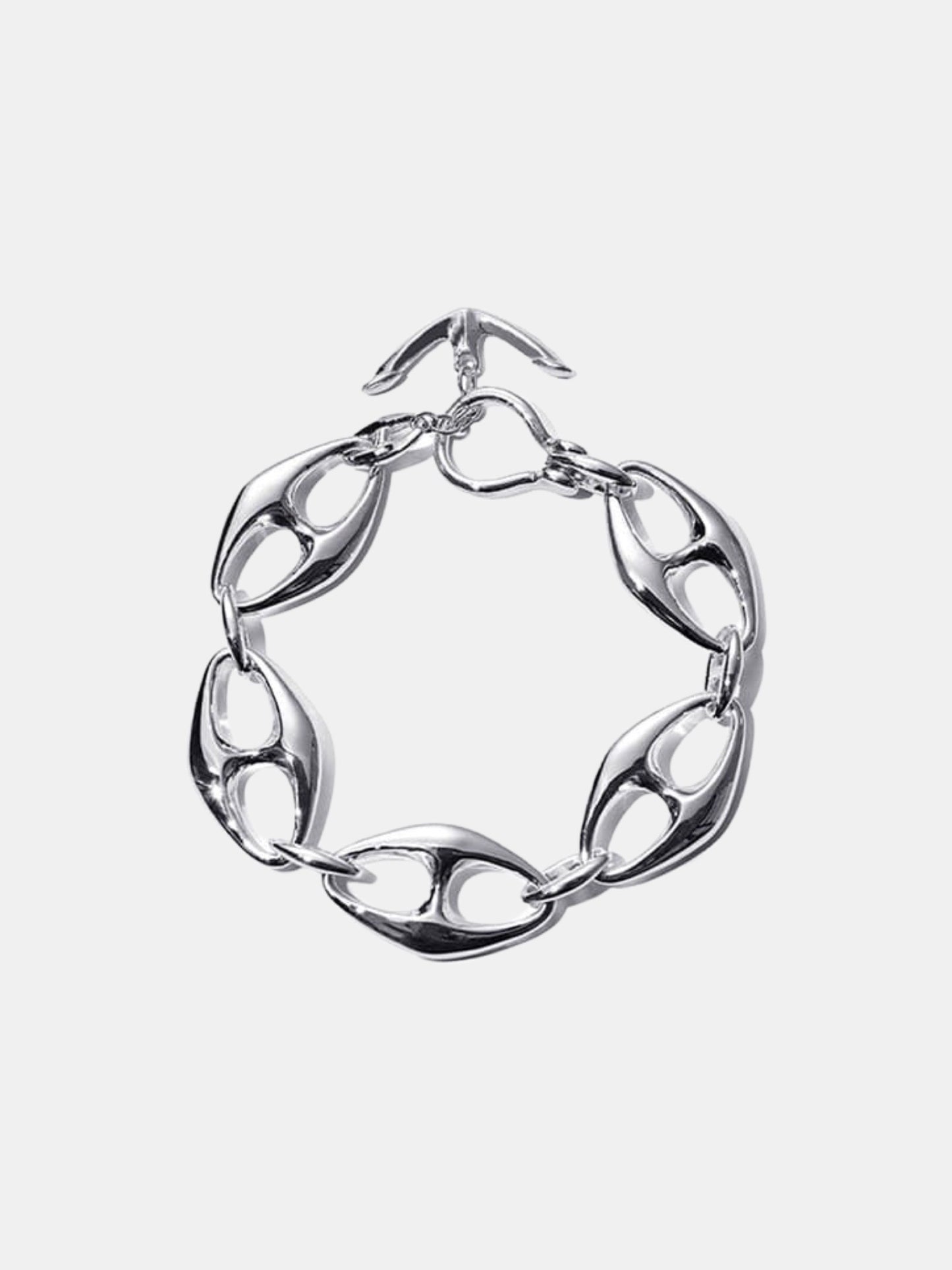 Large CF Anchor Chain Bracelet