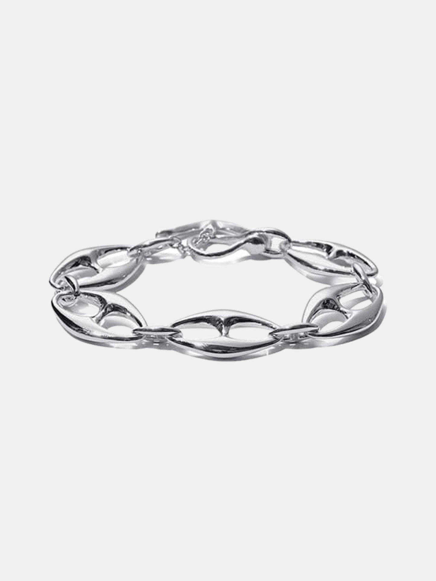 Large CF Anchor Chain Bracelet