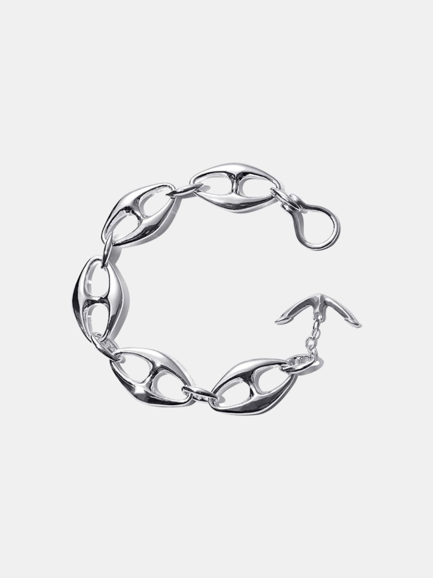 Large CF Anchor Chain Bracelet