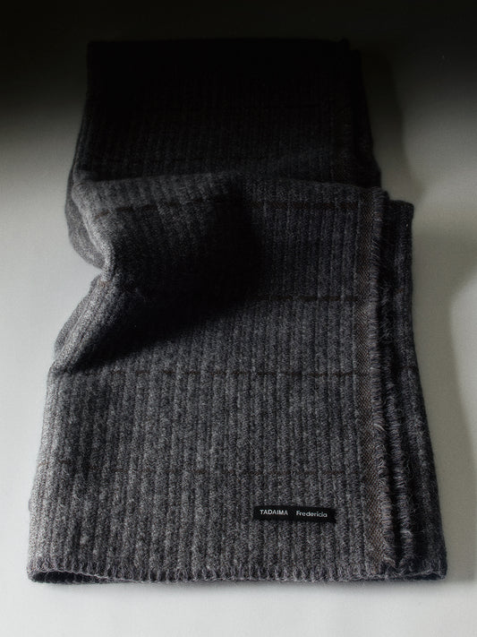 Grid Throw - Dark Grey