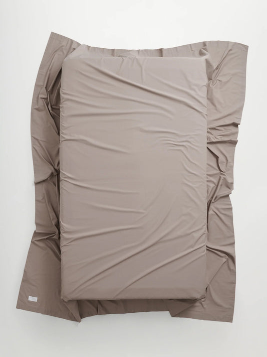Poplin Flat Sheet – Mud