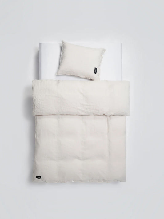 Mother Linned Dynebetræk Single – Beige
