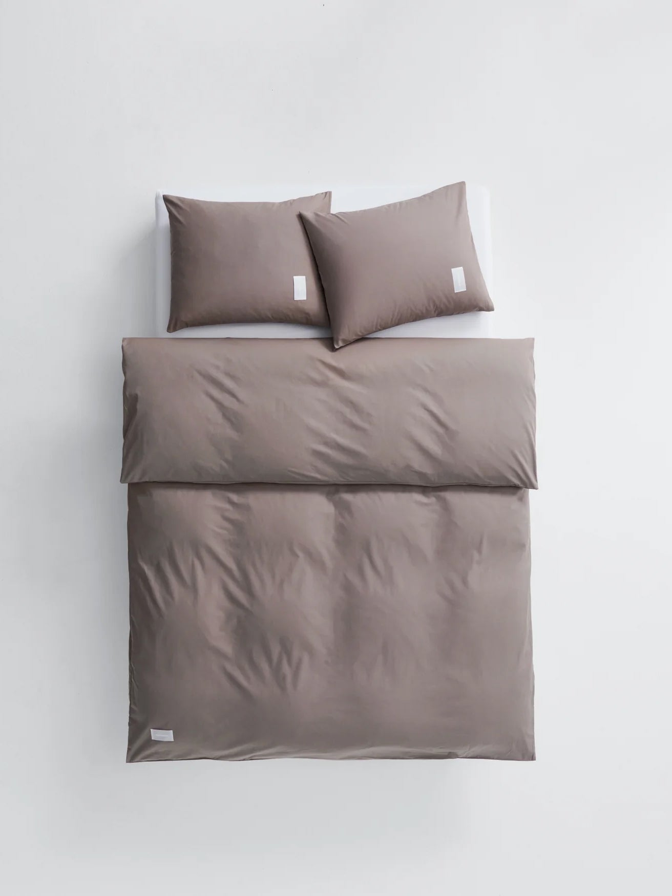 Pure Poplin Dynebetræk Dobbelt – Mud