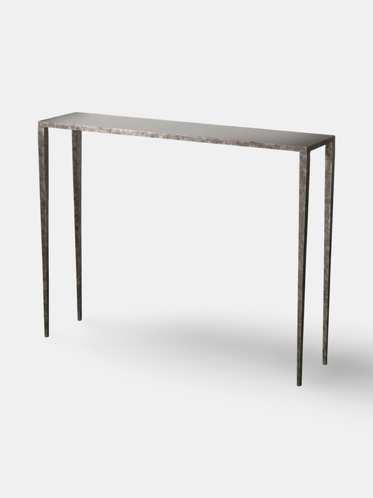 Salvatore Console Table Small - Burnt Silver