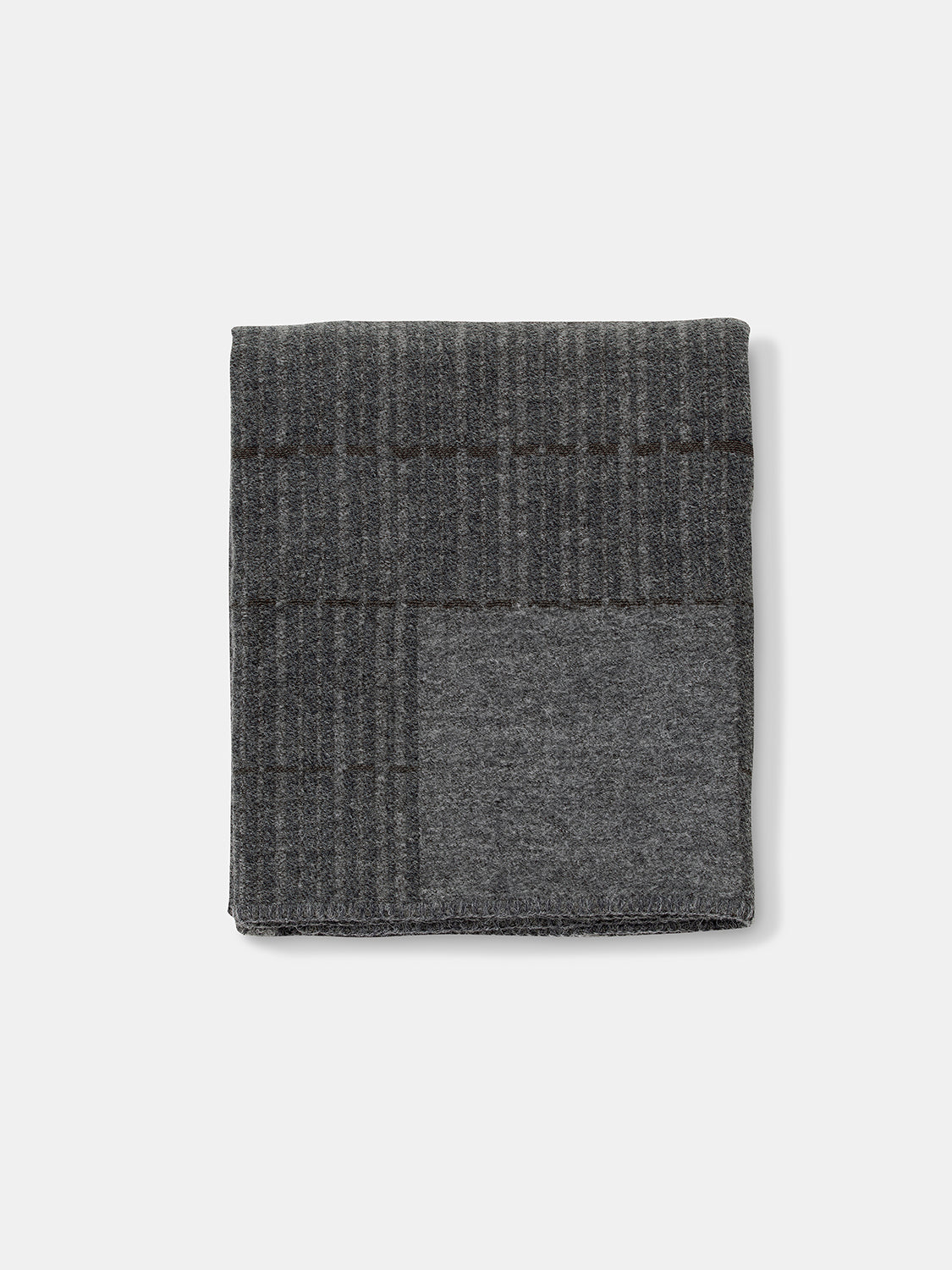 Grid Throw - Dark Grey