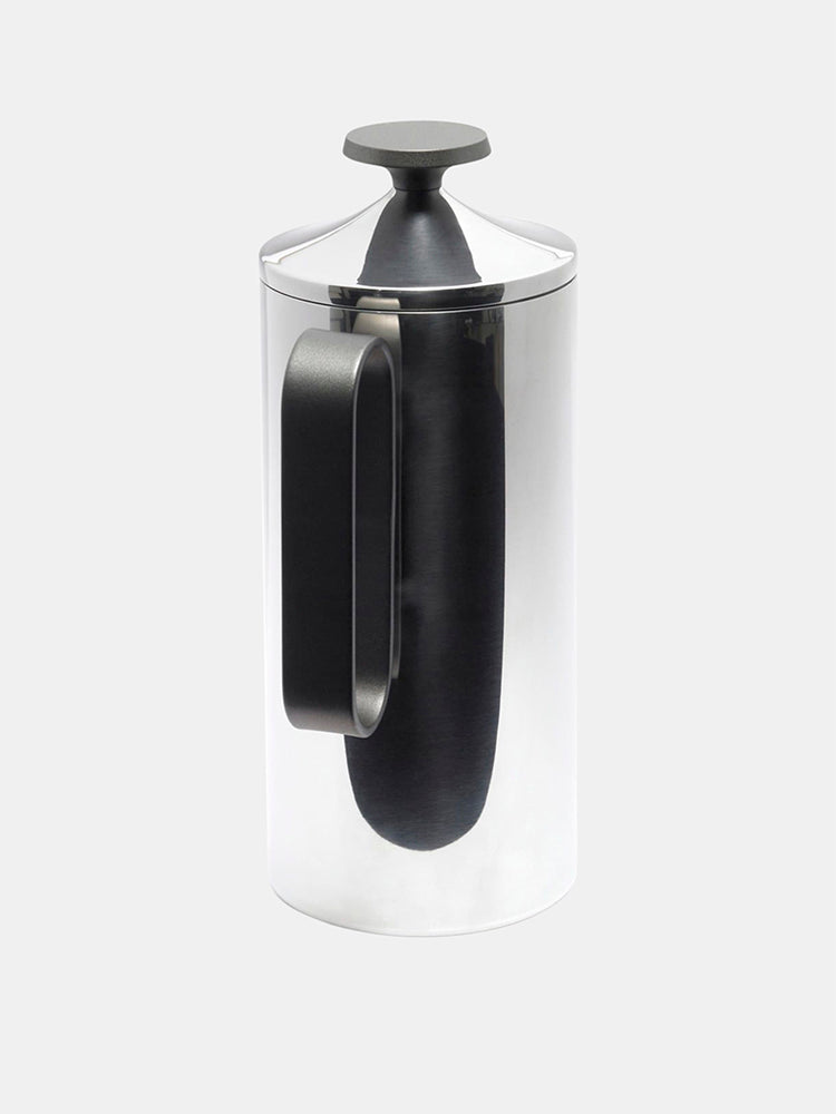 Cafetière 8 Cup, Grey Metallic Handle