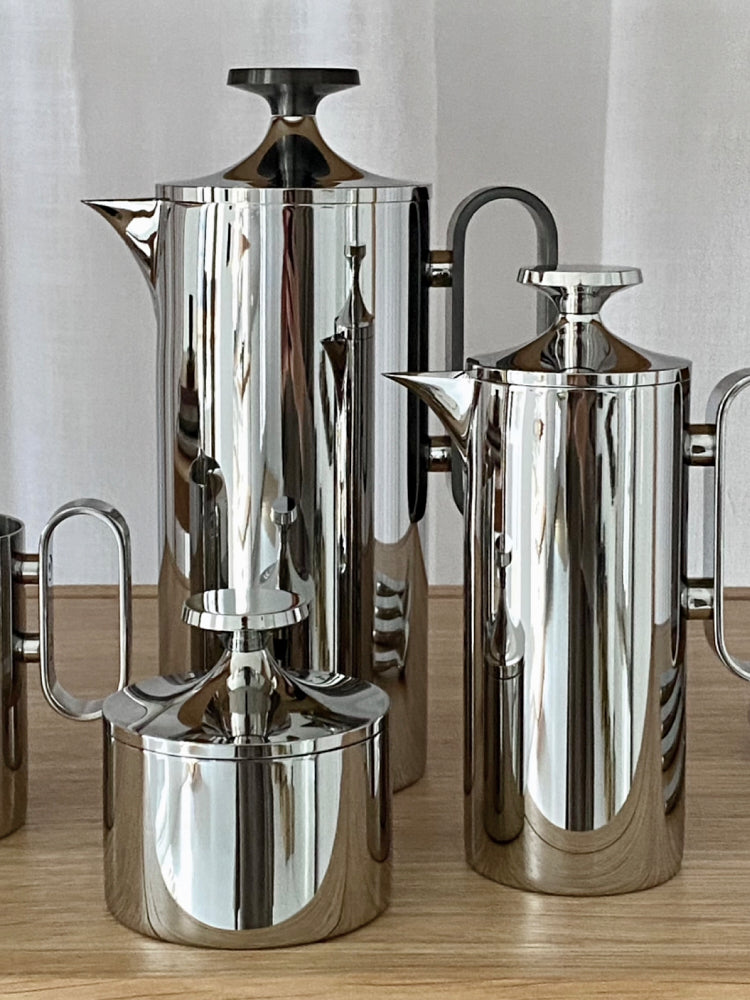 Cafetière 8 Cup, Grey Metallic Handle