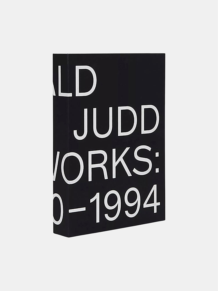 Donald Judd: Artworks 1970-1994
