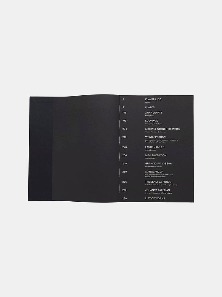 Donald Judd: Artworks 1970-1994