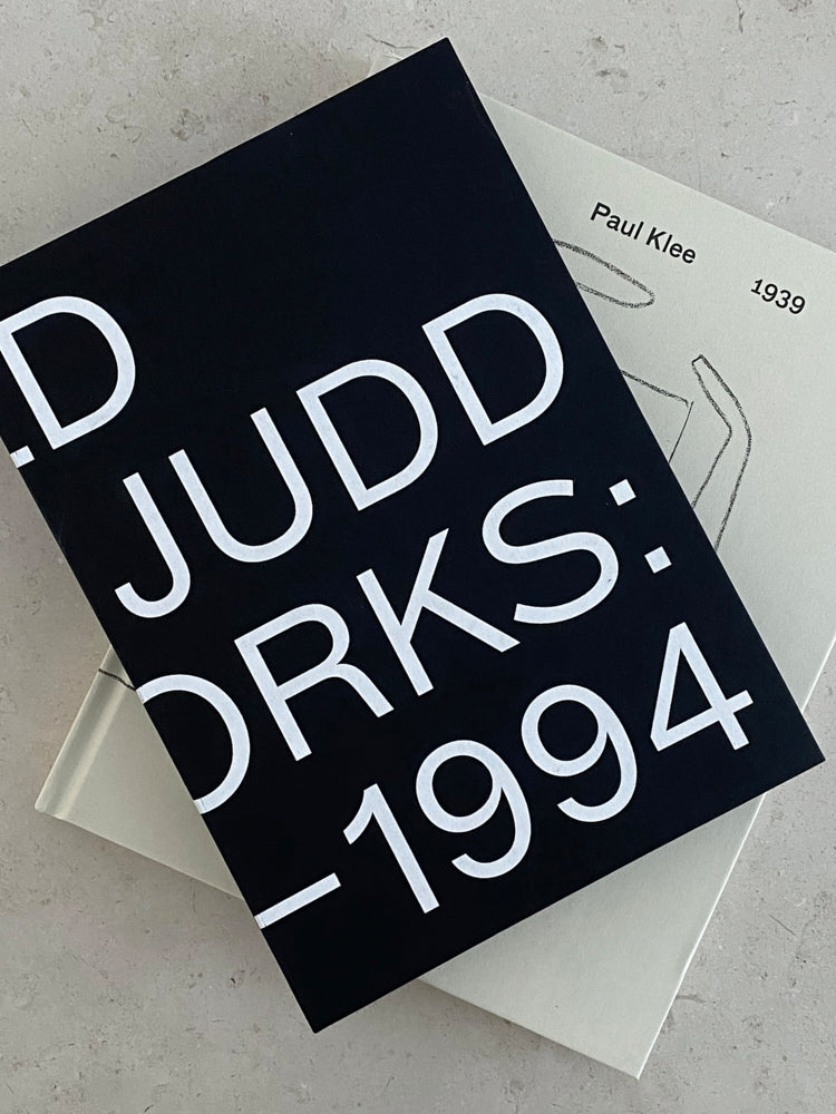 Donald Judd: Artworks 1970-1994