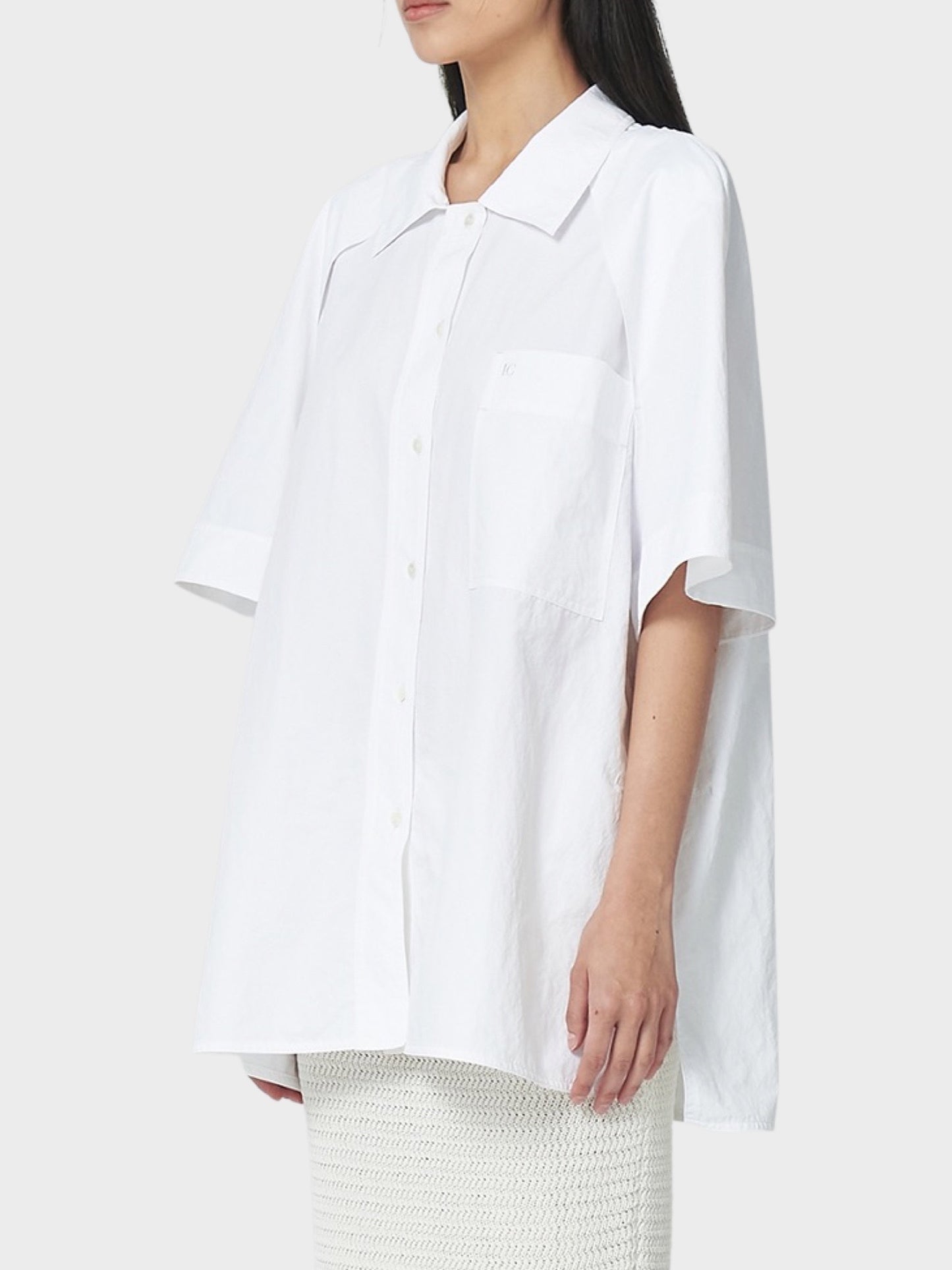 Stitch Pointed Shirt