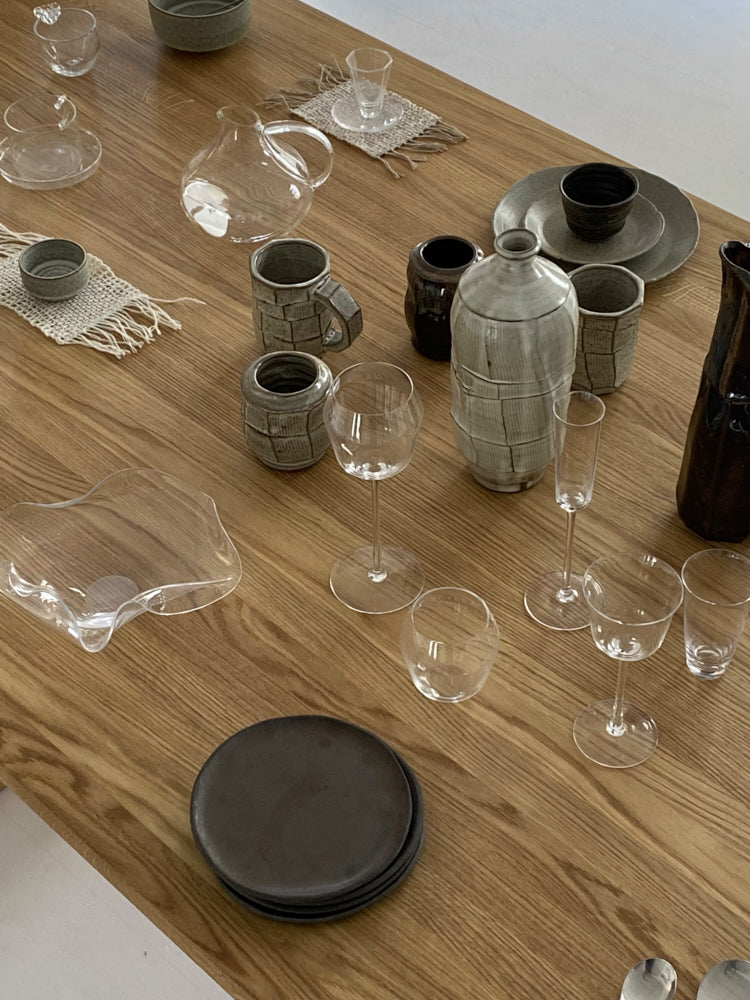 Glass Billie Transparent, Set of 4 pieces