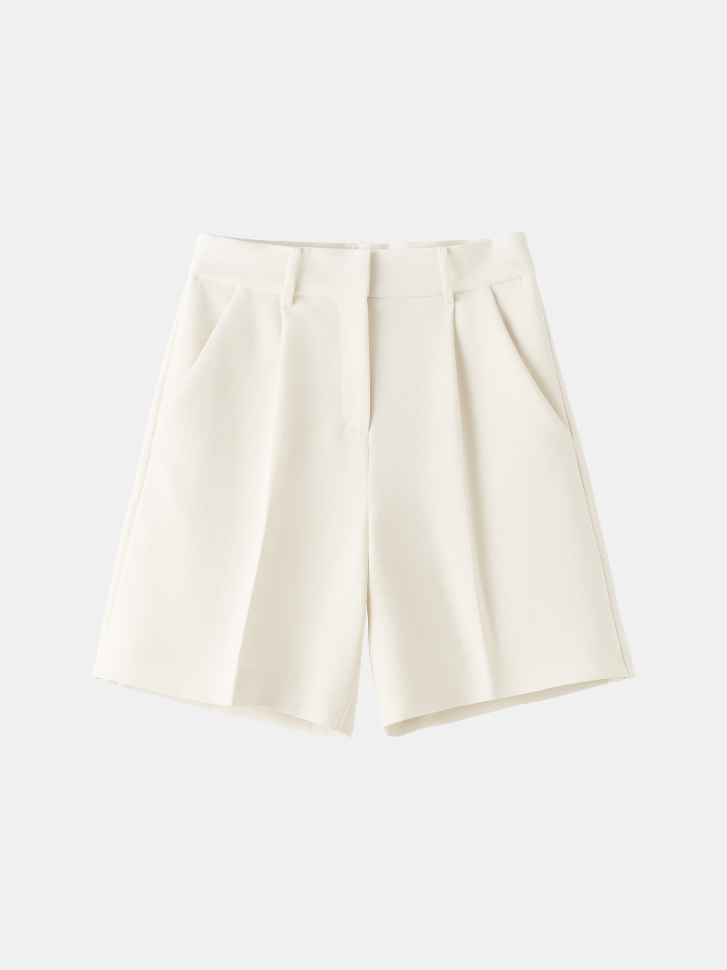 Blair Crepe Shorts - Cream
