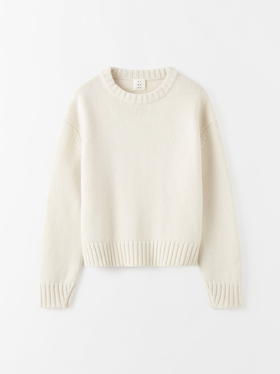 Cru Crewneck Sweater - Creme