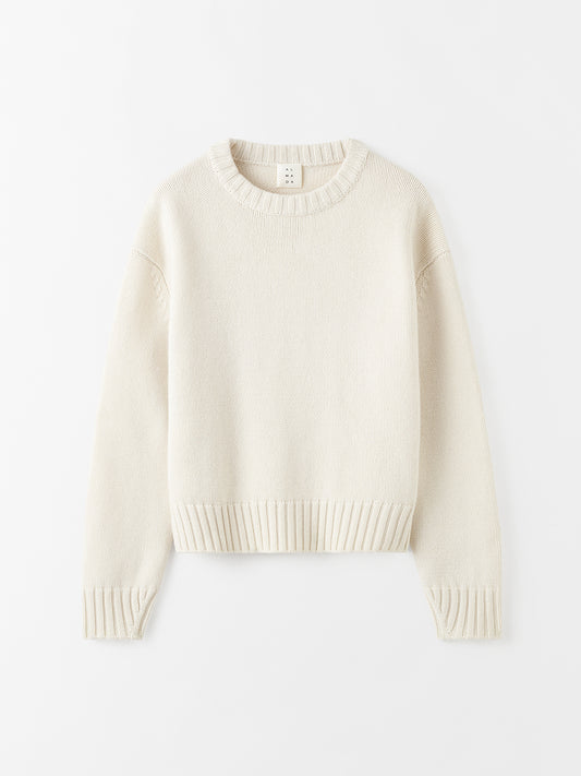 Cru Crewneck Sweater - Cream