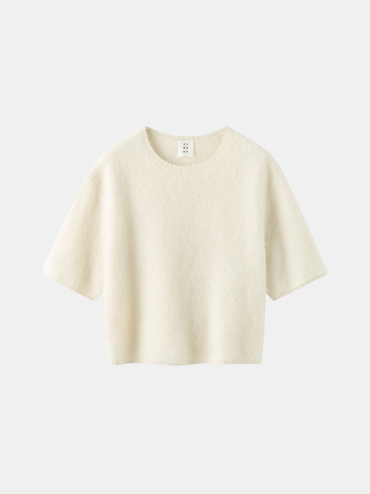 Fei Børstet T-shirt - Cream