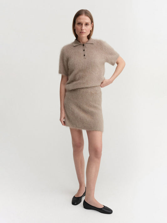 Maika Børstet Polo T-shirt