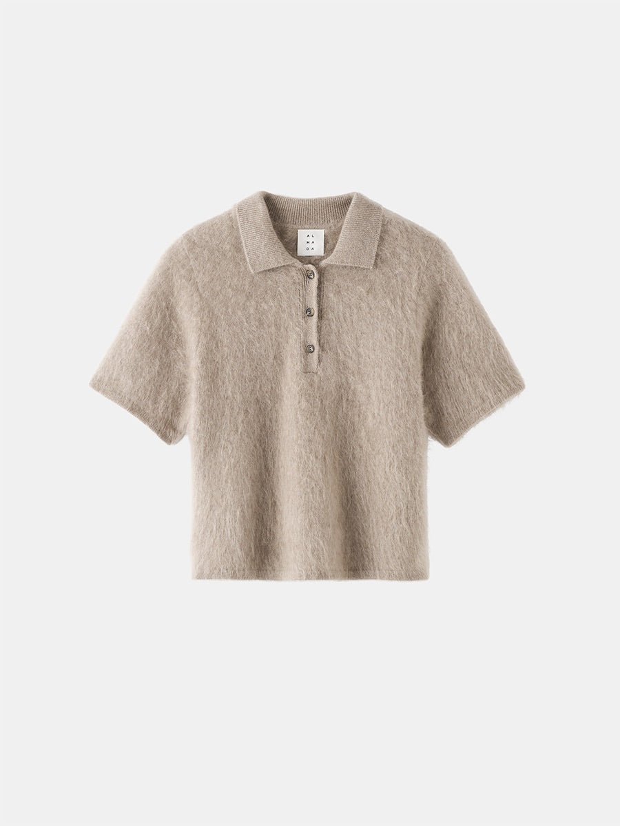 Maika Børstet Polo T-shirt
