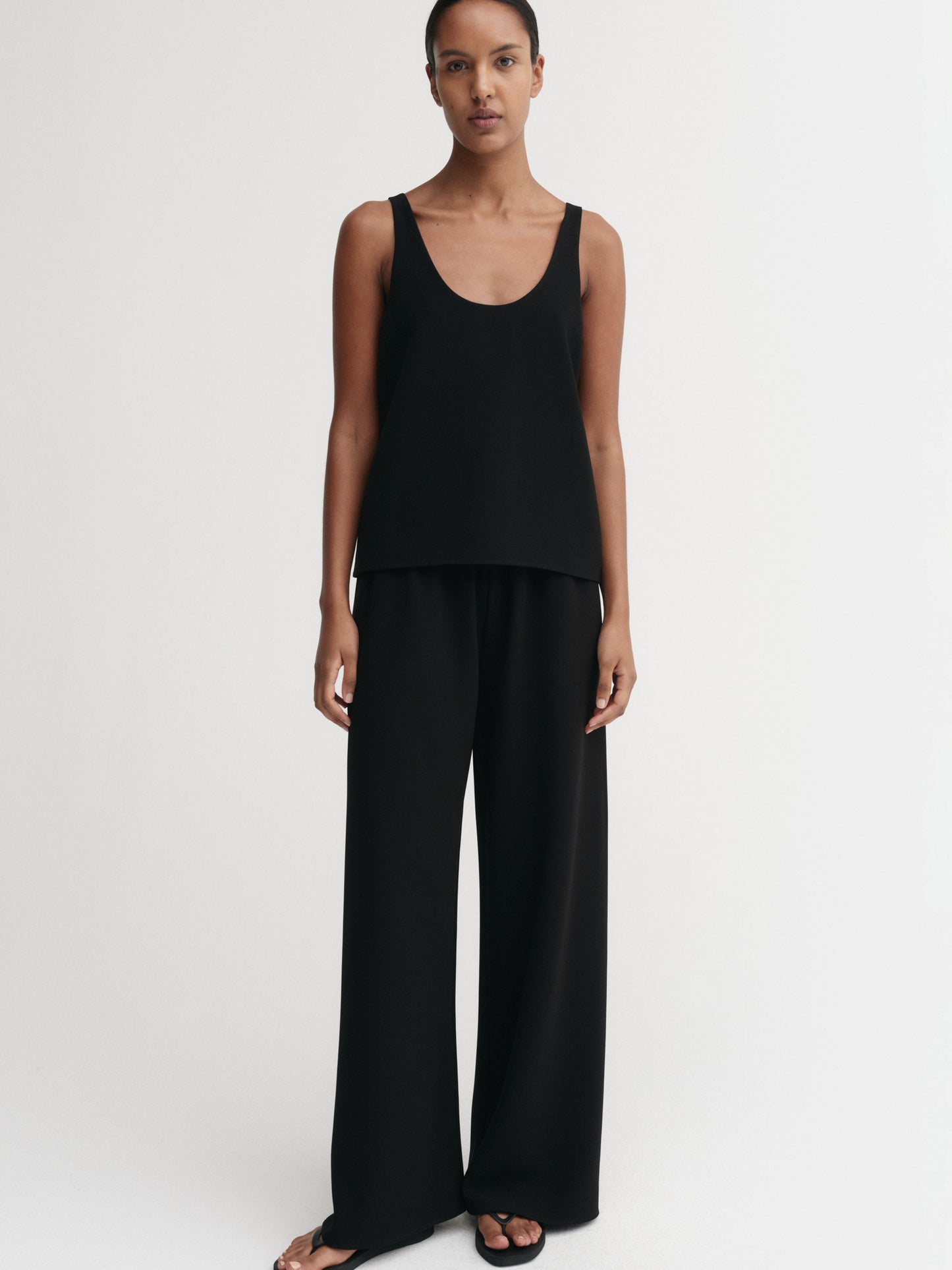 Romy Crepe Top - Black