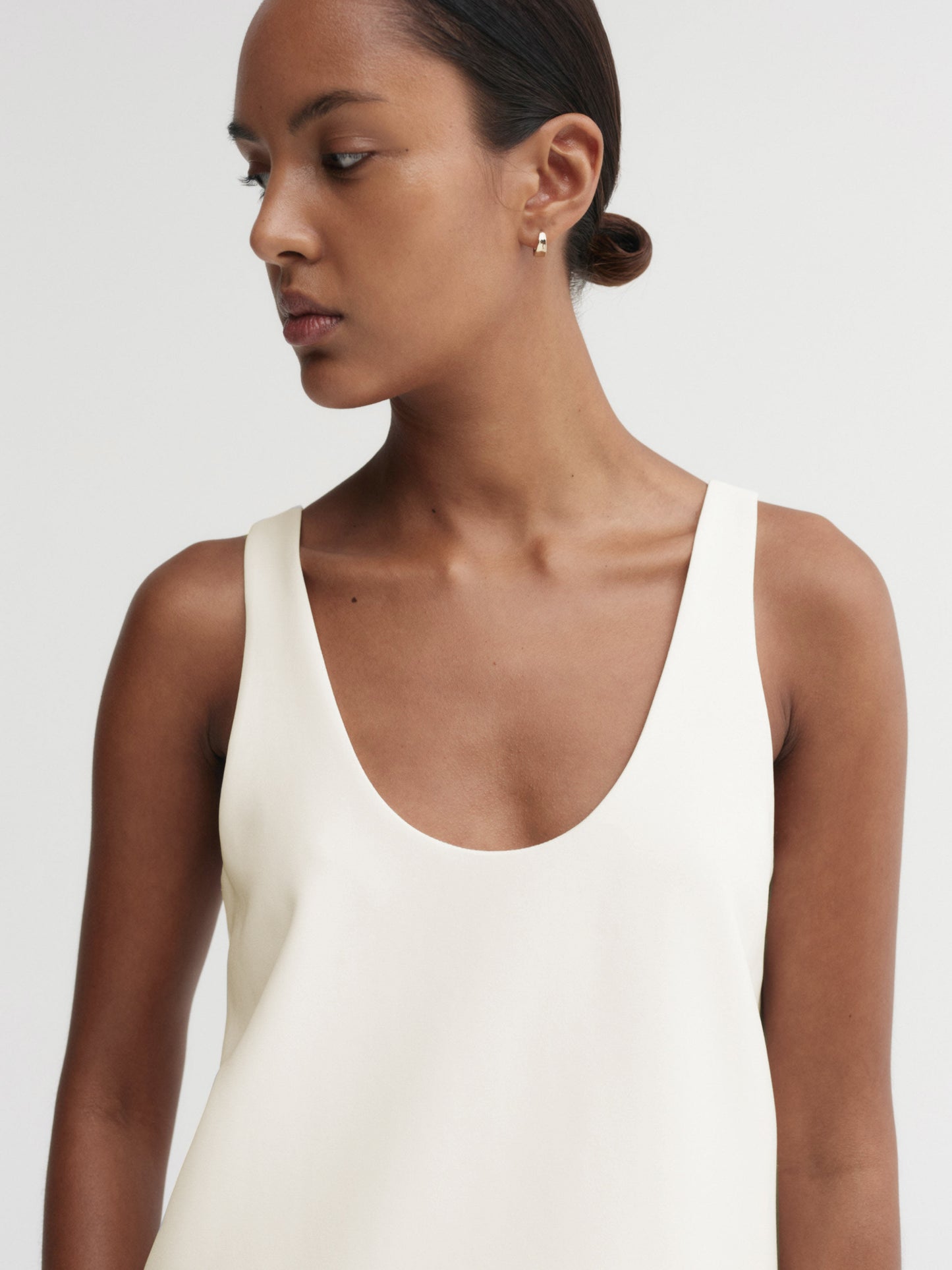 Romy Crepe Top - Cream