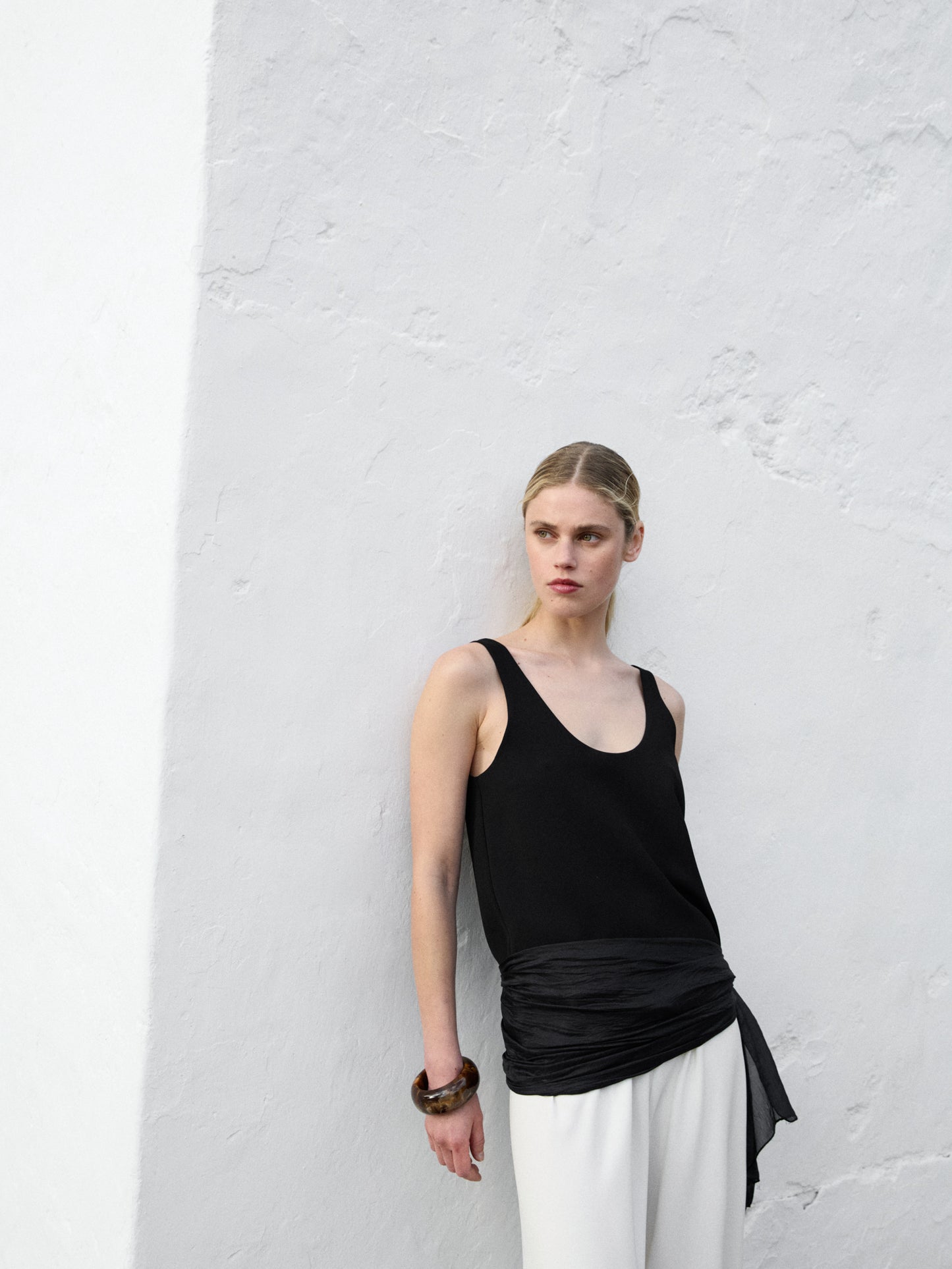 Romy Crepe Top - Black