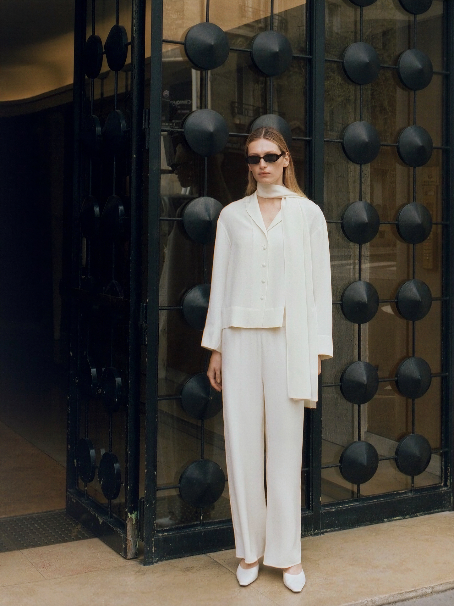 Leila Silk Shirt - Vanilla
