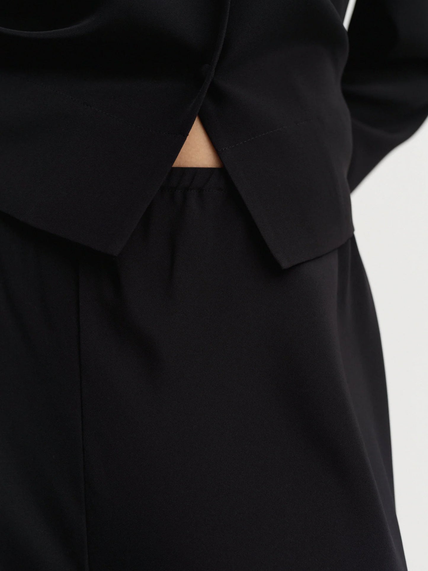 Philine Silk Pants - Black