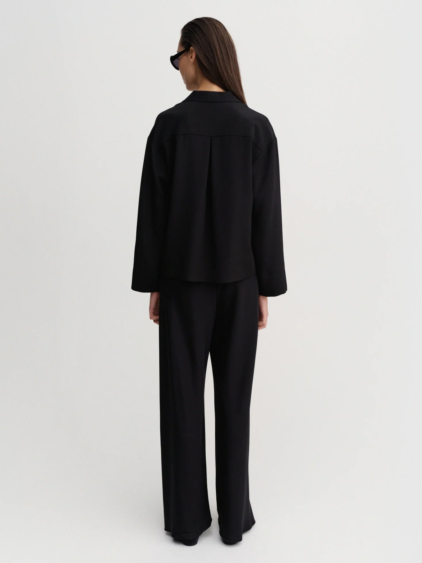 Philine Silk Pants - Black