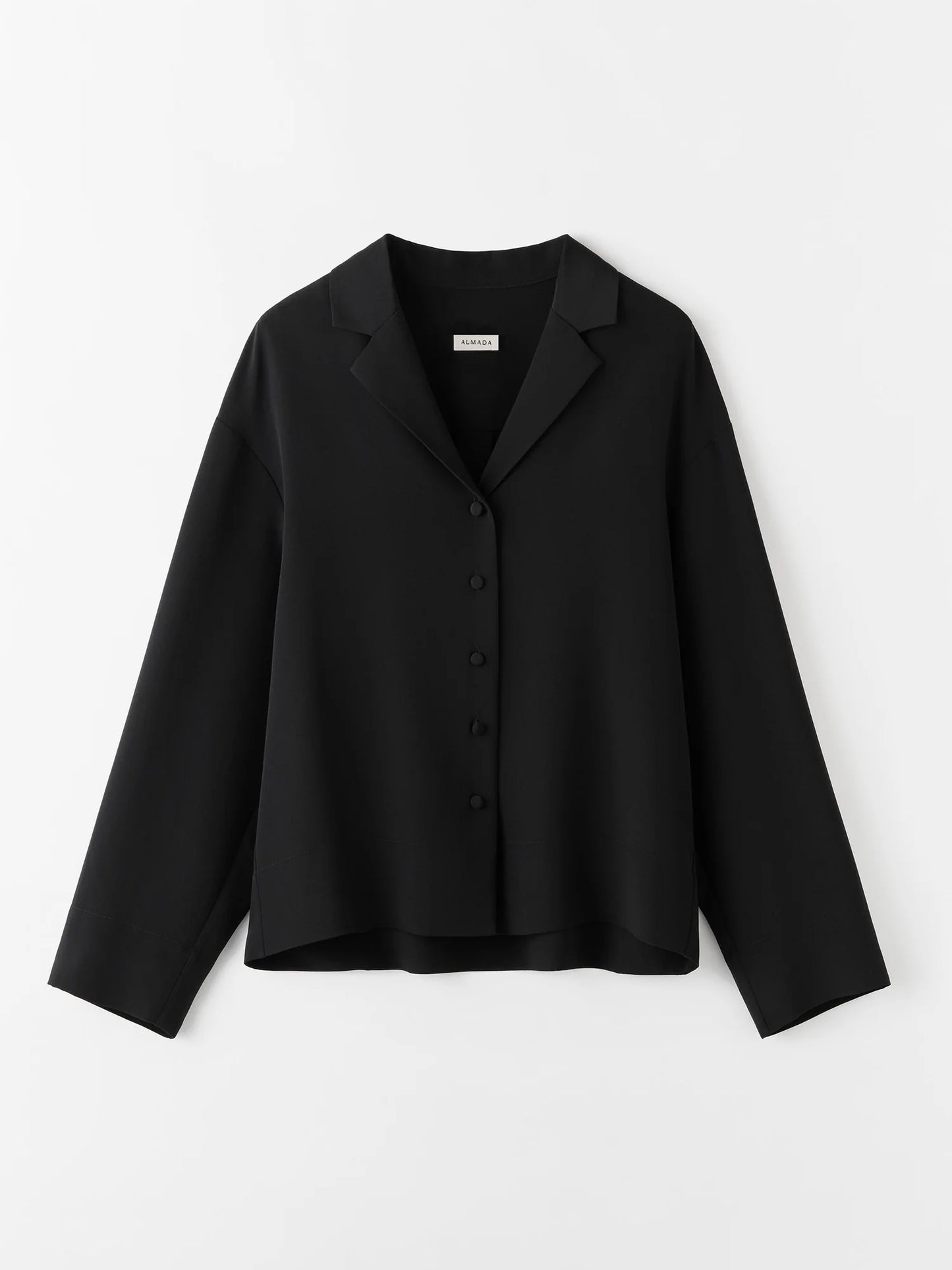 Leila Silk Shirt - Black