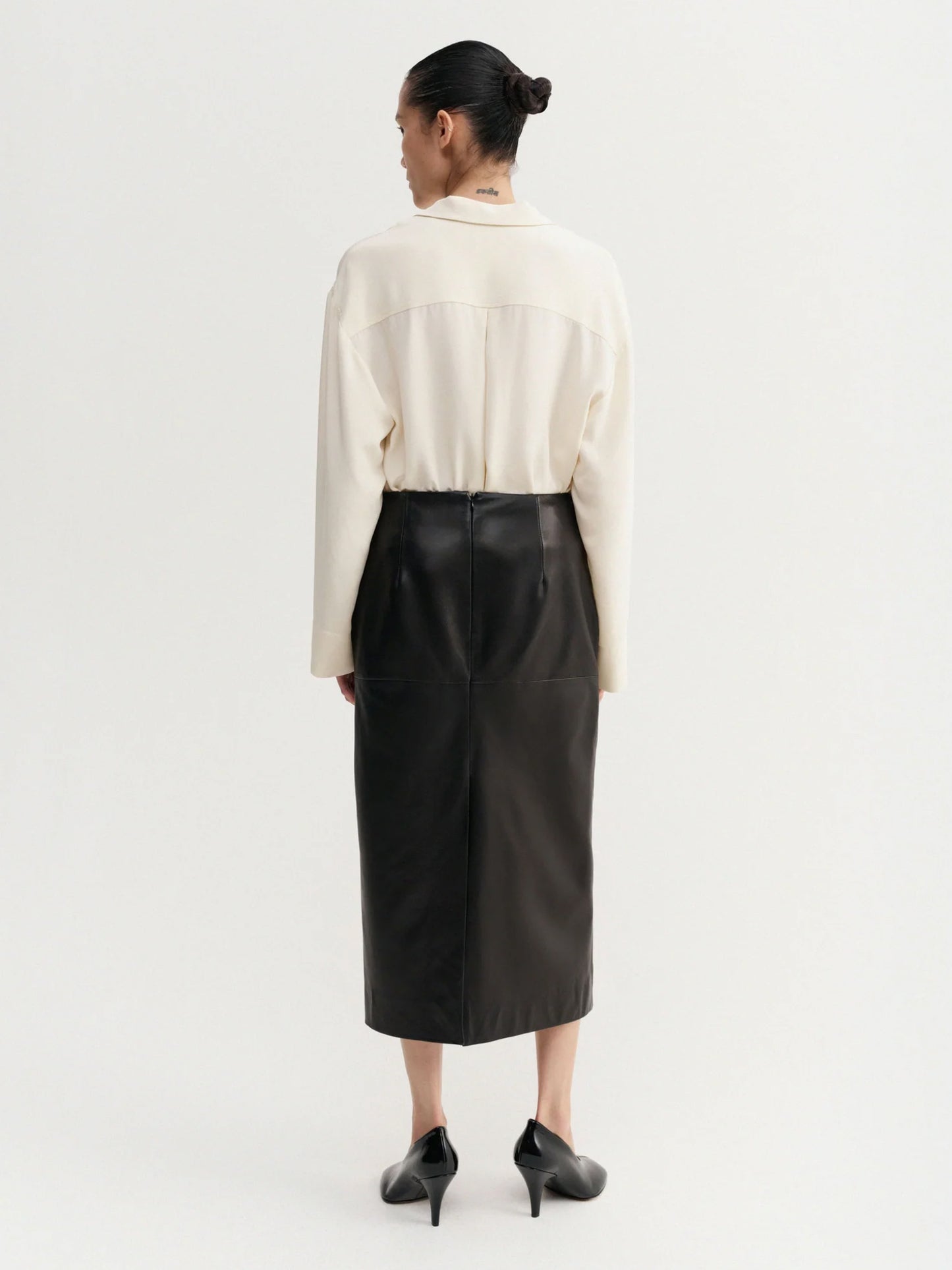 Leila Silk Shirt - Vanilla
