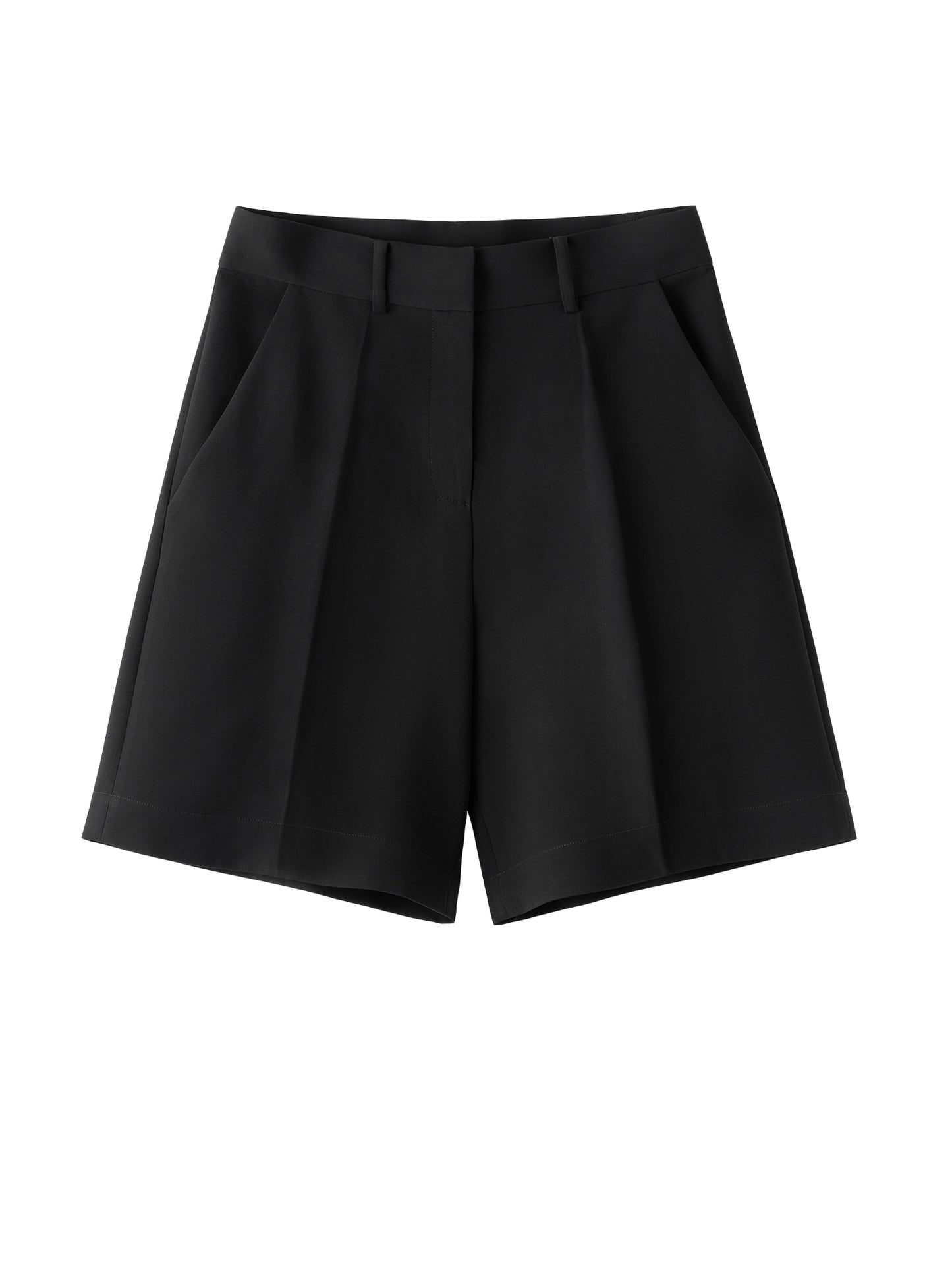 Blair Crepe Shorts - Black