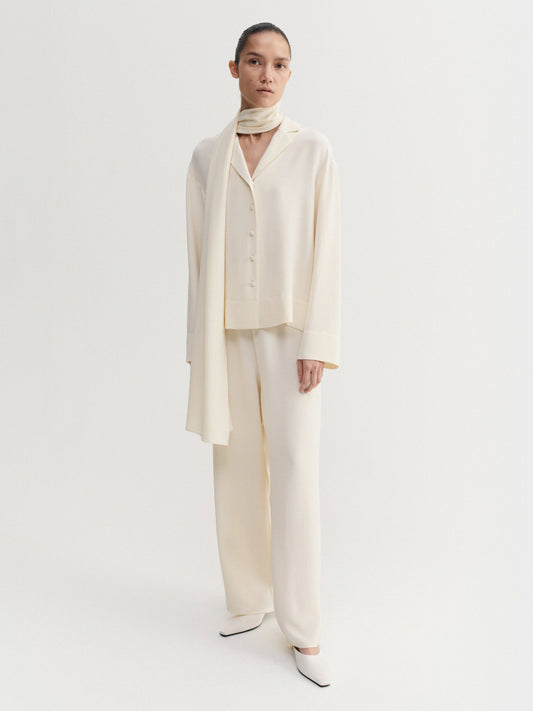 Philine Silk Pants - Vanilla