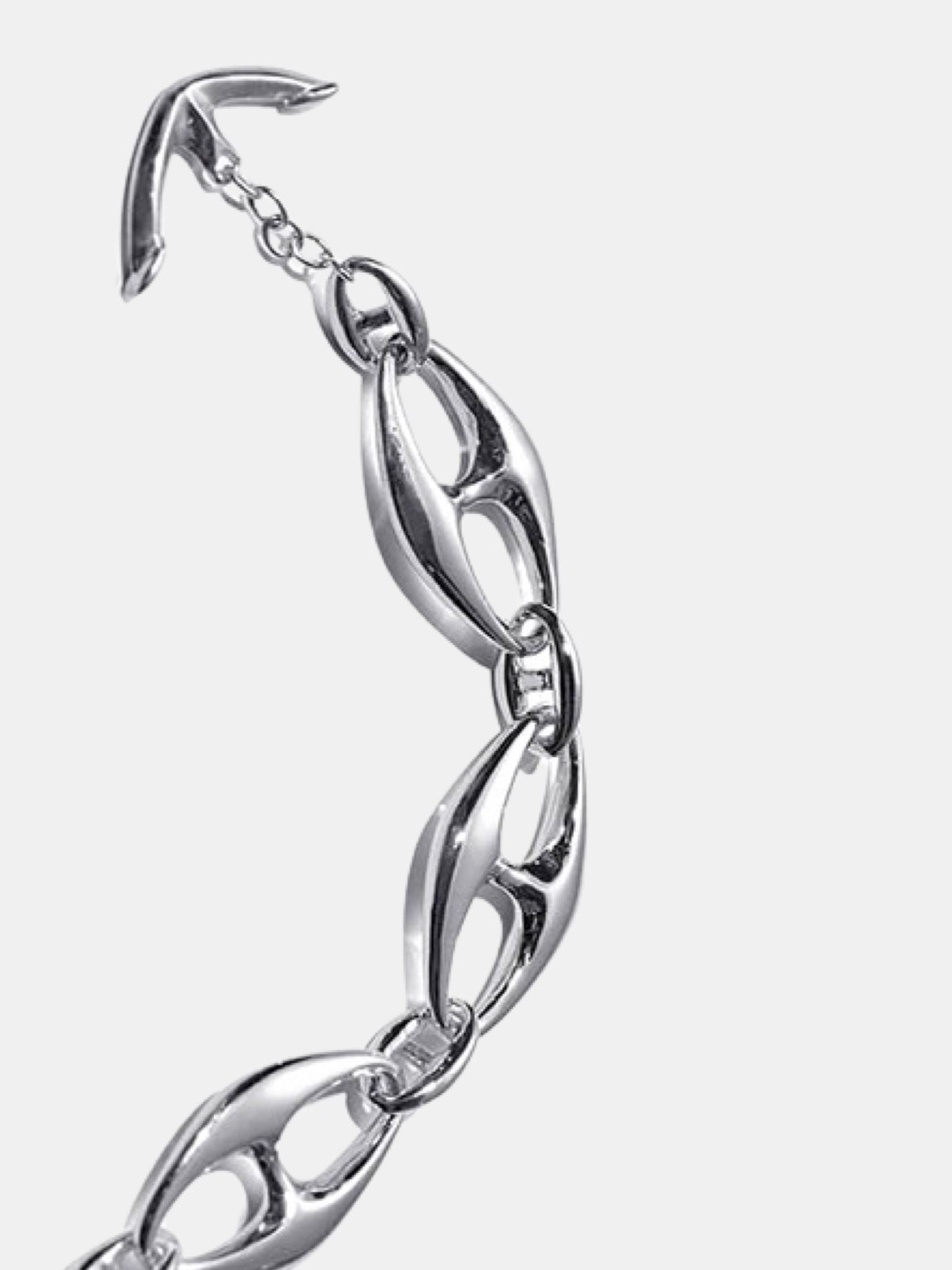 Large CF Anchor Chain Bracelet