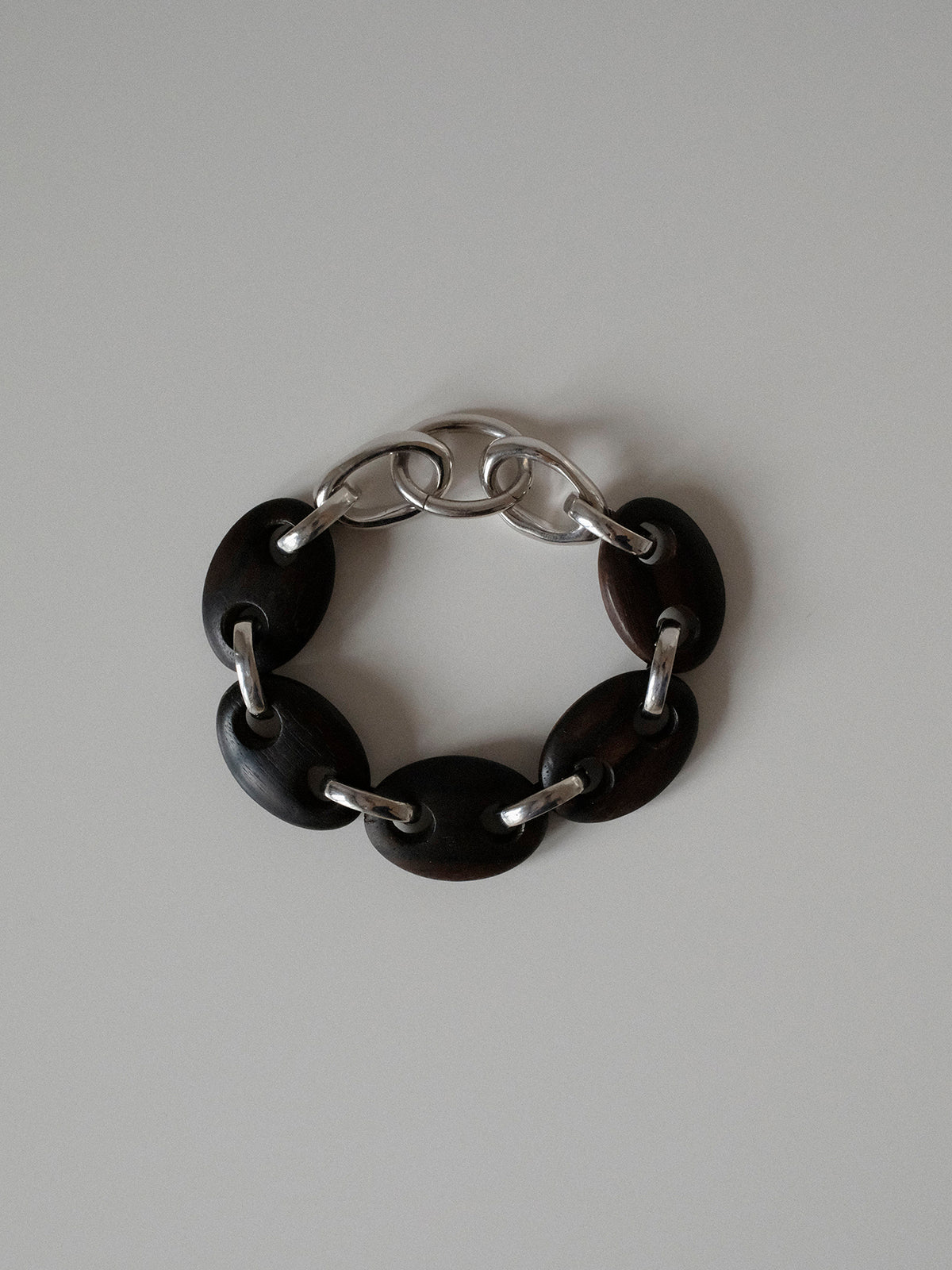 Ebony Link Chain Bracelet