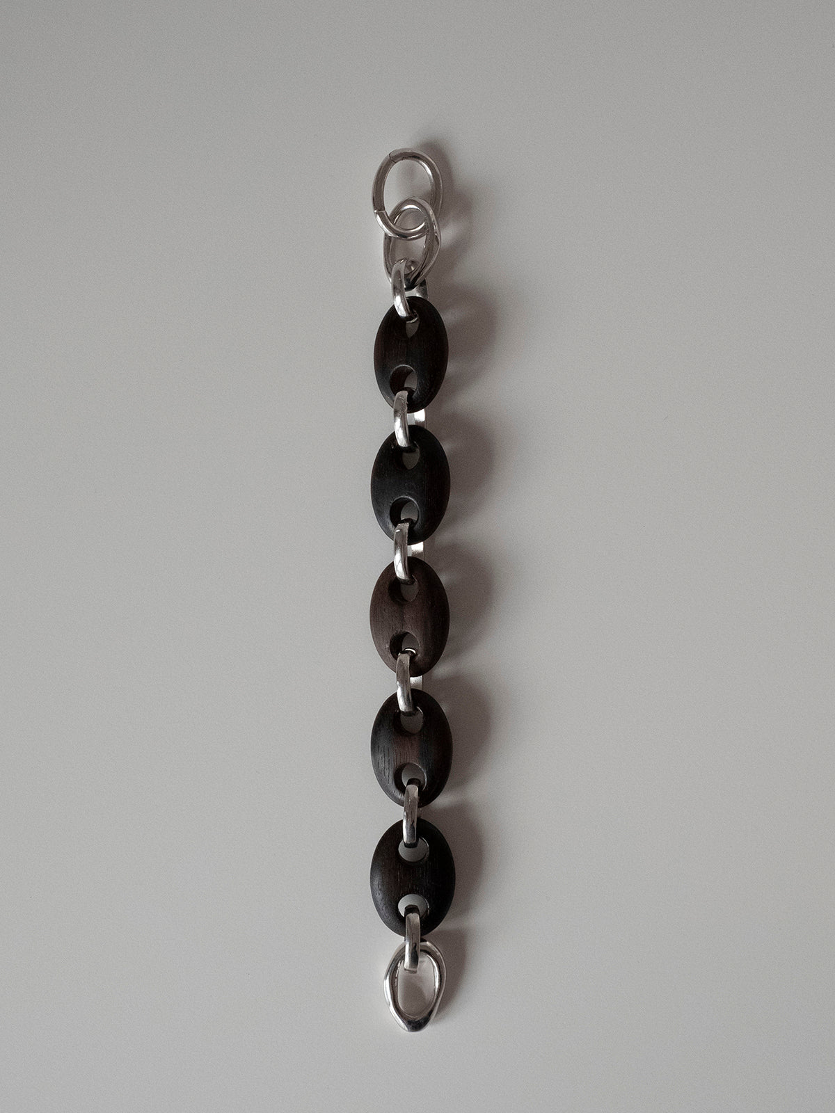 Ebony Link Chain Bracelet