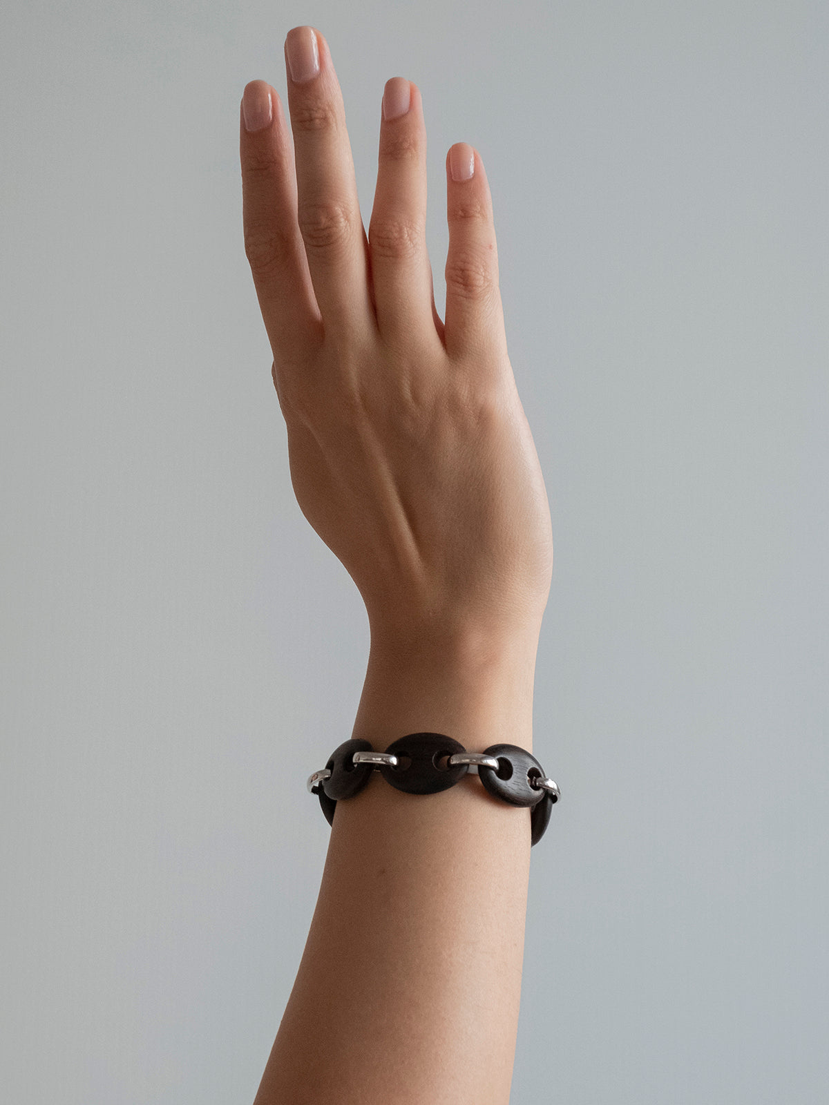 Ebony Link Chain Armbånd