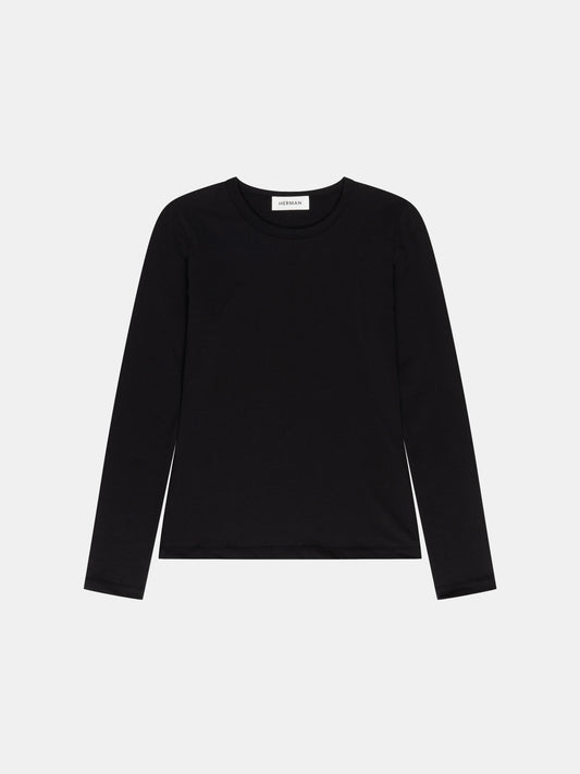 Fitted Long Sleeve - Black